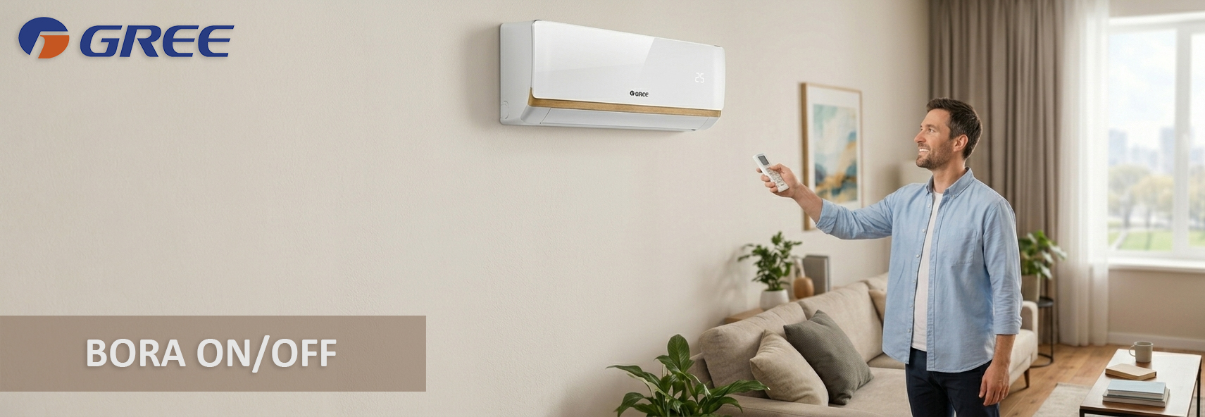 не инверторный кондиционер Gree Bora