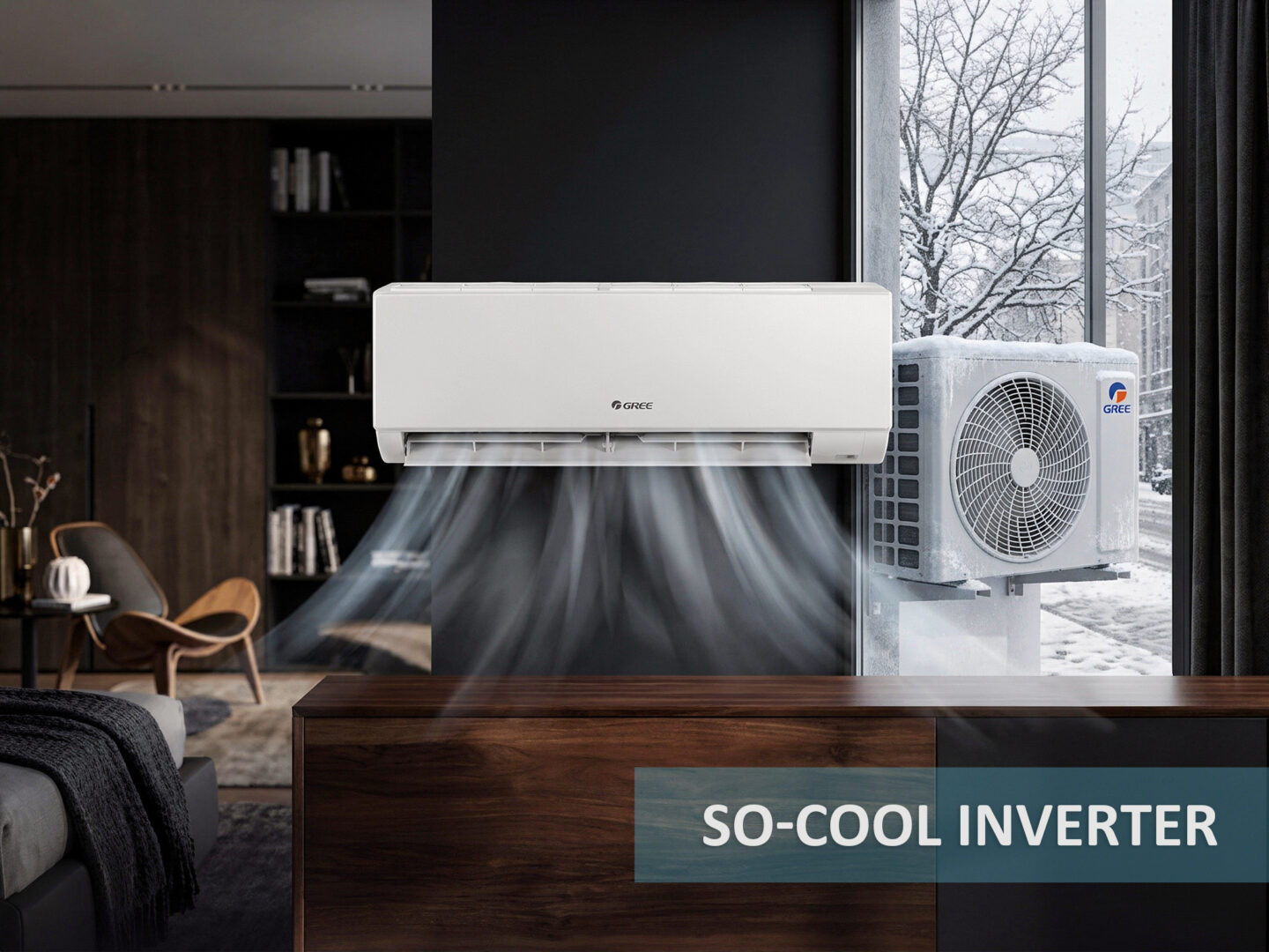 Купити кондиціонер GREE SO-COOL з монтажем